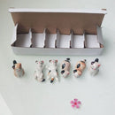 6x Keramische Kat Eetstokjeshouders – Vaatwasserbestendig