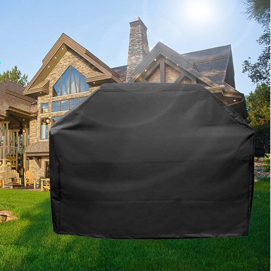 Premium Barbecue Grill Hoes-Bescherming en Duurzaamheid voor uw Gas-/Elektrische Barbecue - Waterdicht, UV-Bestendig, en Gemakkelijk Bevestigbaar-zwart170x61x117cm