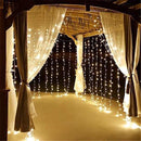 LED-lichtgordijn - Decoratief Gordijn met 300 LED's - Waterdicht - 8 Modi Afstandsbediening met USB-aansluiting voor Binnen en Buiten - 3m x 3m