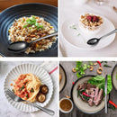 Roestvrijstalen bestekset 24-delig met koffer - zwart