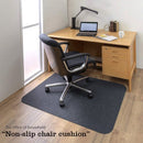 Premium Bureaustoel Mat met Antislip Basis - Ultieme Vloerbescherming & Comfort -90*120 CM-zwart