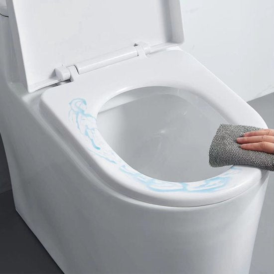 Verstelbare U-vormige toiletbril-WC bril-Optimale Comfort en Stijl -wit