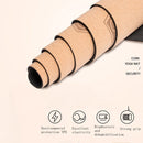 Yogamat kurk TPE 183x66x0,5 cm - biologisch afbreekbaar