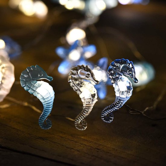 Xtraworks -Schelpen lichtsnoer-Decoratieve Verlichting-2 meter 20 lichten -Fairy Lights-met afstandsbediening