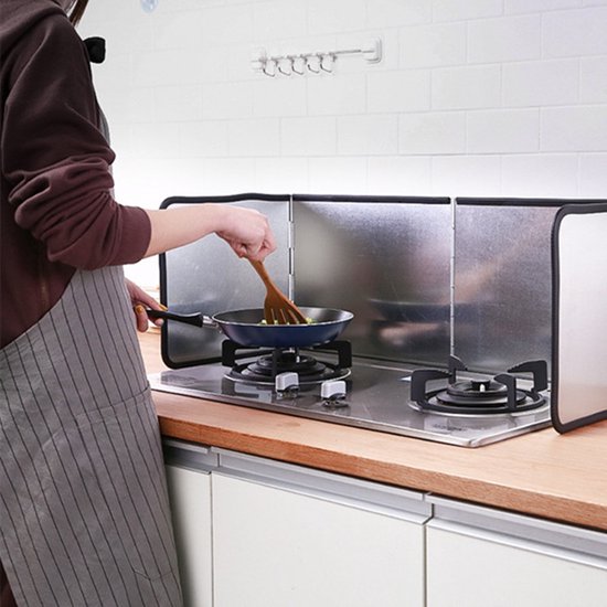 TDR-opvouwbaar spatscherm spatbord-Keuken musthave -Achterwa
