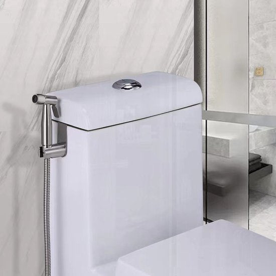 5 delige RVS Bidet Handdouche-Bidet Sproeier Set-Bidetkraan-