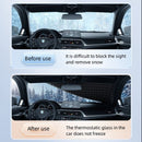Auto Zonnescherm - Meerlaags Composietmateriaal - Water- en UV-afstotend - Dubbele Bevestiging - Maat: 165x143CM - Extra groot