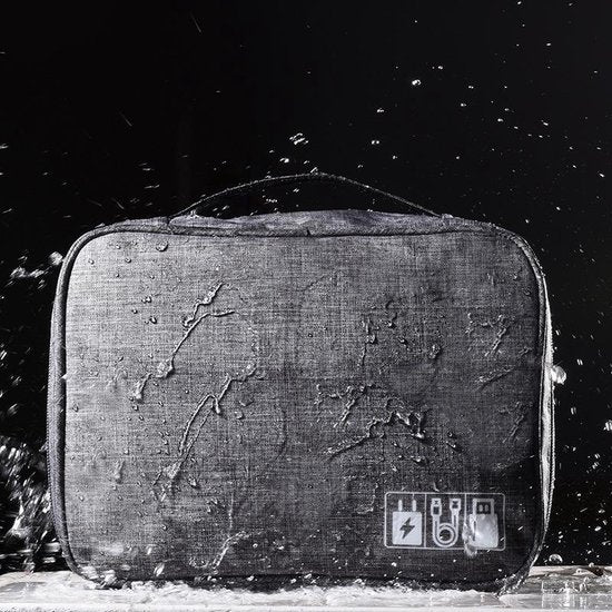 TDR Kabel Tasorganizer - Reis Organizer voor Kabels - Grijs