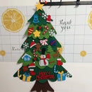 Vilten kerstboom set - DIY kerstdecoratie - 32 stuks - groen - vilt