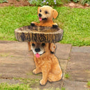 Unikorf Resin Vogelvoeder Hondenontwerp 9x10x19cm