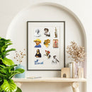 104 Graffiti Olieverf Stickers - Waterdicht voor Laptop en M