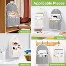 2 stuks Opvouwbare Hangende Opbergtassen Katoen-Linnen