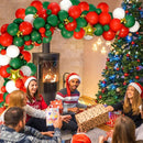 131-delige Kerst Ballonnenboog - Rood en Groen Decoratie