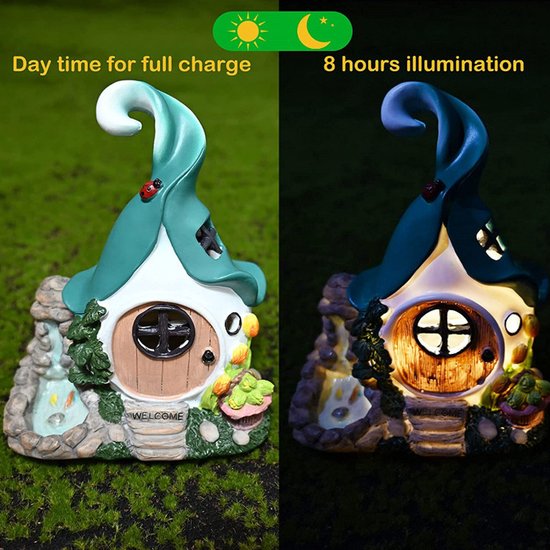 5-delige Zonne-energie Feeëntuin Huisset - Tuindecoratie