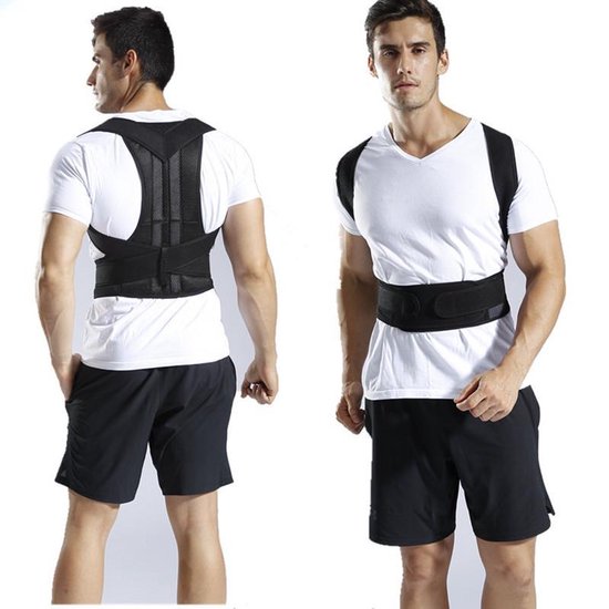 TDR Houding Correctie Brace - Postuur Corrector - Zwart S