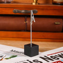 Fotohouder Met Clip – Set van 10 – Zwarte Kubus - 10,5 cm