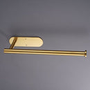 Ronde keukenpapierhouder van roestvrij staal met flexibele i