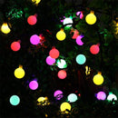 Tuinverlichting zonne-energie 12m 100 LED bollen multicolor