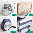 Premium Pannendeksel Houder - RVS Rek voor 3 Deksels