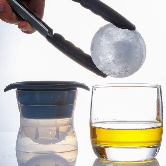 TDR-4 stuks Siliconen ijshockey ijsbakvorm grijs (groot) 11*8*7.5CM