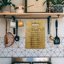 Bamboe Snij- & Serveerplank 'vaderliefde' - 28x22 cm