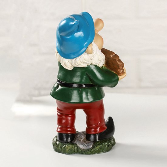 Magisch Welkomstbord met Kabouterbeeldje - Tuindecoratie 10x