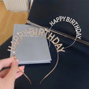 Happy Birthday Tiara en Sjerp-Met text "Birthday Queen"- Ideaal als Cadeau voor Verjaardagen-birthday diadeem-goud