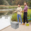 Opvouwbare opbergbox met grote capaciteit - grijs