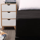 Tweepersoons Matrashoes - Ademend & Antibacterieel - Waterdicht - Bescherm uw matras tegen vloeistoffen & allergieën200*220+30CM -zwart