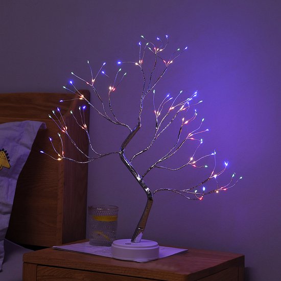 Merkloos LED Boompje 108 Lampjes Flex USB/Batterijen