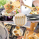 5-Delige Bamboe Kookgerei Set – Krasvrij & Hittebestendig