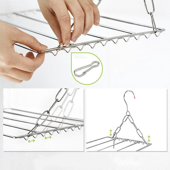 Verstelbaar Hangend Roestvrijstalen Droogrek Balkon Verwarmi