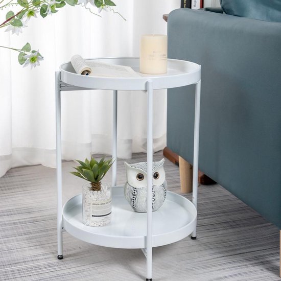 TDR - Nordic simple dubbellaagse kleine salontafel-wit