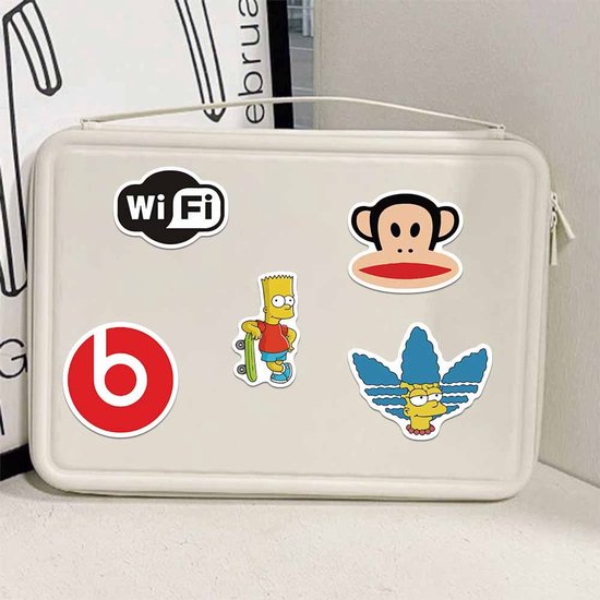 200 stuks - hoogwaardige kwaliteit graffitistickers - waterdicht en weerbestendig - voor laptops, koffers, koelkasten, kleerkasten - waterdicht en weerbestendig