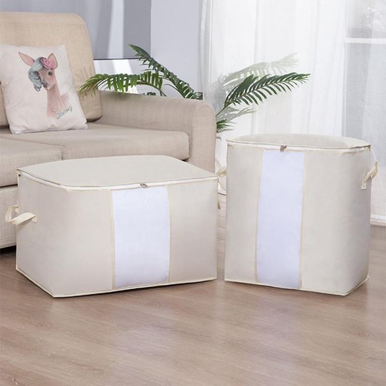 4 Stuks Opbergtas voor Kleding / Dekbed / Tuinkussens -Oxford-stof - Set van 4 stuks ( 46*28*48CM)