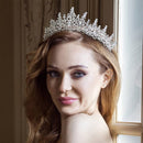 zilveren Tiara Diadeem Haarsieraad -Elegant en Duurzaam - Geschikt voor Verschillende Gelegenheden
