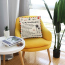 TDR Sierkussensloop 45x45 cm - 'To my granddaughter'