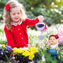 Tuinkabouter met Humoristisch 'GO AWAY' Bordje – Perfecte Tuin en Patio Decoratie 8*4.5*15CM