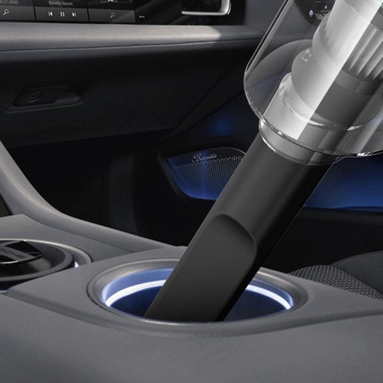 Handstofzuiger - Multifunctionele Mini Kruimelzuiger Incl. 3 Opzetstukken-Stofzuiger Auto-USB Oplaadbaar-zwart