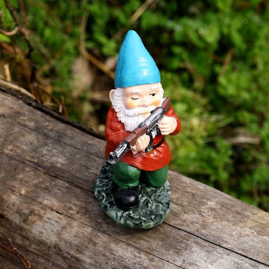 3delige Set Gedetailleerde Militaire Gevechtstuinkabouters i