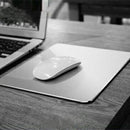 TDR - Muismat | Metaal | Omkeerbaar | 24 x 20 | Zilverkleurig