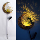 Solar Maanverlichting - Glazen Bollamp Tuinlantaarn