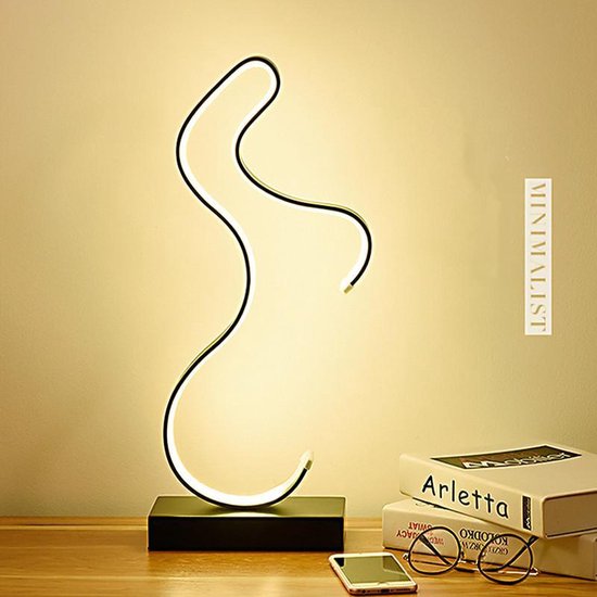 LED Bureaulamp Abstract Paard - 3 Witte Lichtstanden