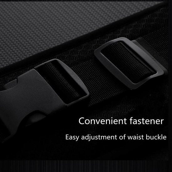 Heuptasje sport verstelbaar 60-120 cm waterafstotend grijs