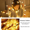 Xtraworks - Led lampjes slinger- decoratieve ster lichtsnoer-werkt op USB-warme kleur 5 meter 30 lampjes