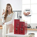 TDR-Japans Rijst/Granen Container/Dispenser/ Opbergdoos - 12KG inhoud - rood