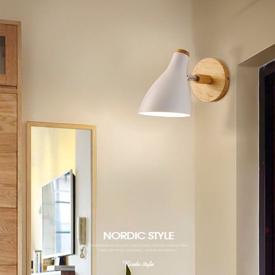 Unikorf Scandinavische Wandlamp - Minimalistisch Wit