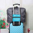 2 stuks Draagbare opvouwbare opbergtas -Handbagage Reistas-Grote capaciteit 32Liter- blauw