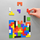 Tetris Koelkastmagneten – 40-delig Kleurrijke Puzzel