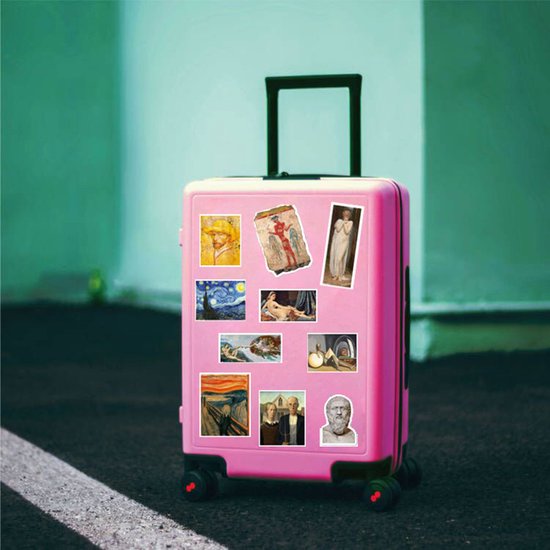 104 olieverf kunst graffiti stickers -Stickers voor laptop,koffers,koelkasten, kleerkasten, muren-watertight en weerbestendig